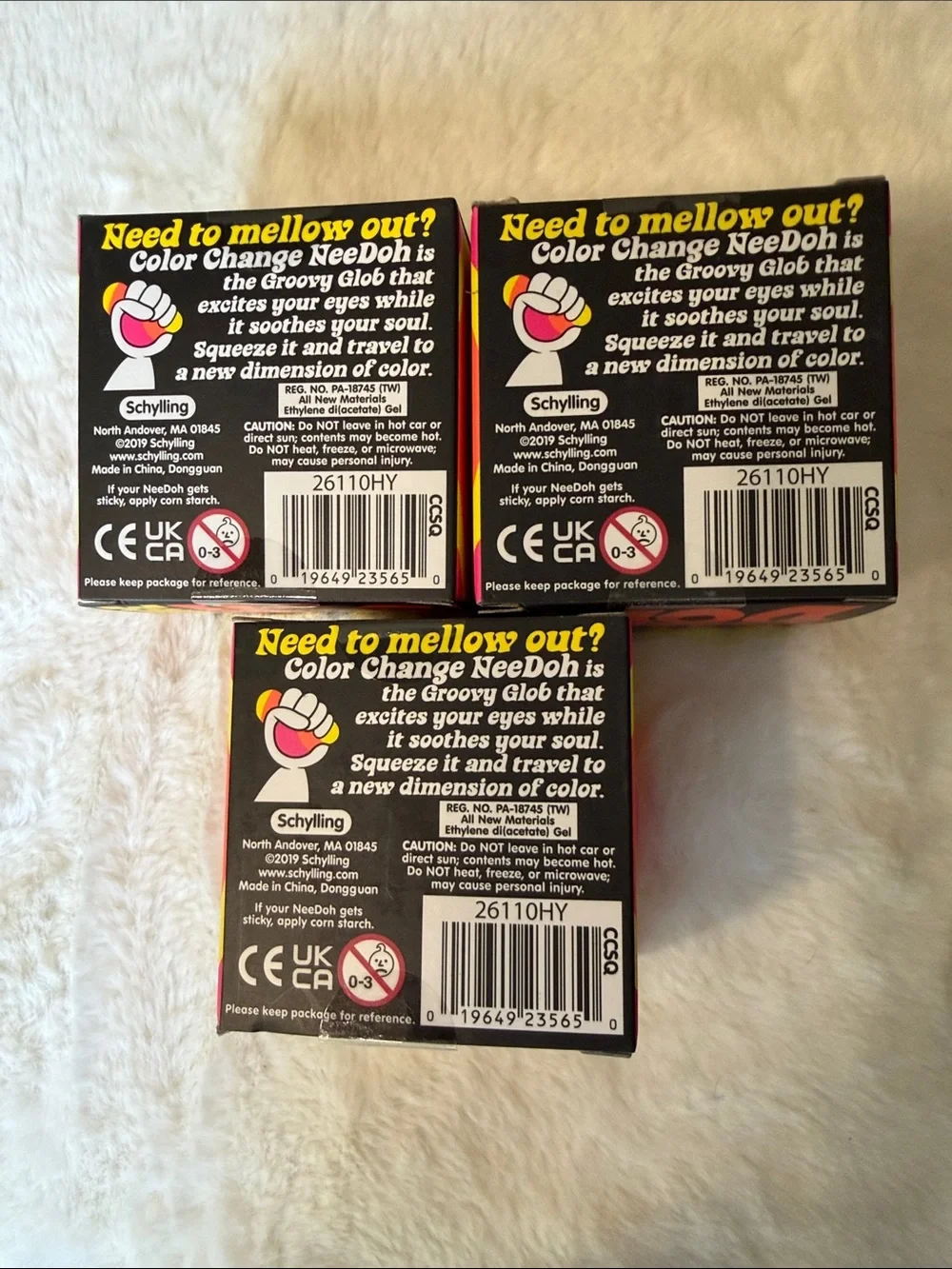 Needoh Color Change 3 piece